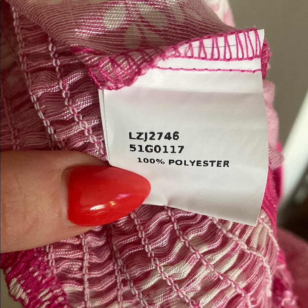 Pink Patterned Jumpsuit - Picture 4 of 5